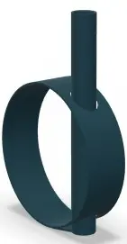 [3129B9] Vaza za jedan cvijet IOS, metalna  (Fermob)  
