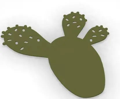[3008D3] Podmetač BOUQUET Cactus, metalni (Fermob)